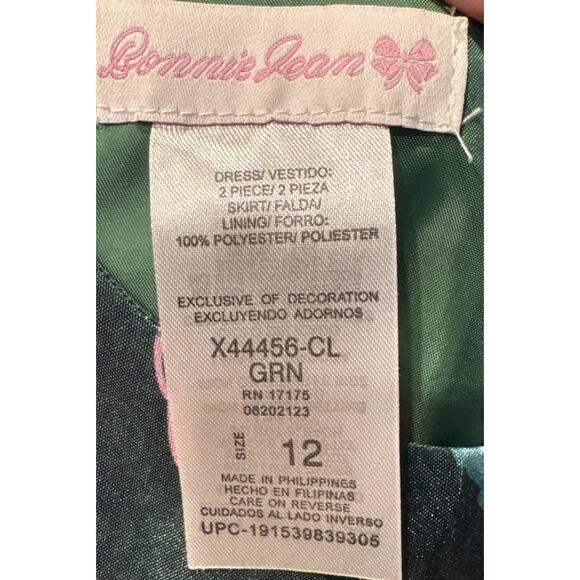 BONNIE JEAN Girls Size 12 Green Nutcracker Dress Holiday Christmas Ballet READ - Picture 5 of 8
